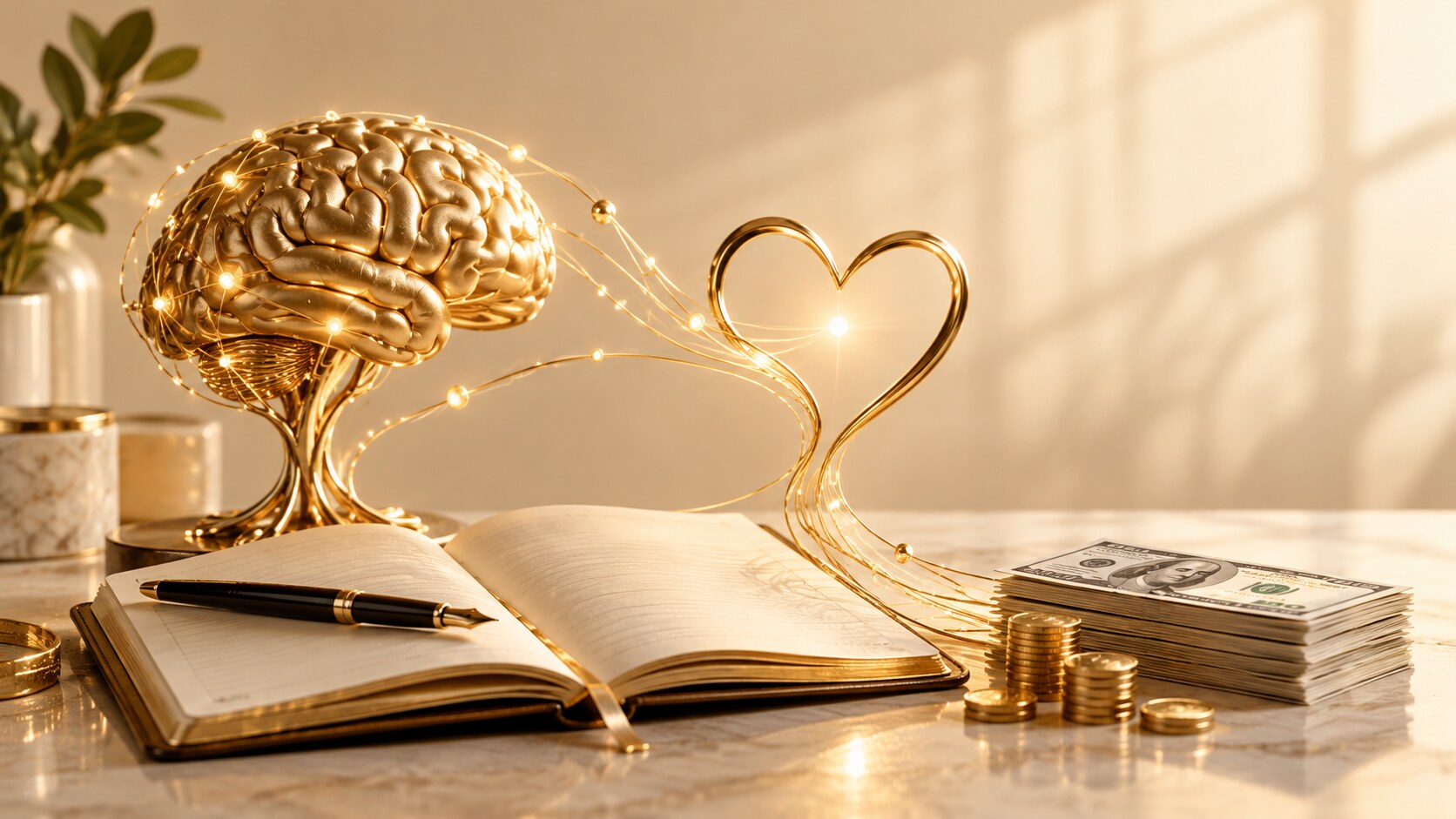 A symbolic connection between the mind, emotions, beliefs, and money